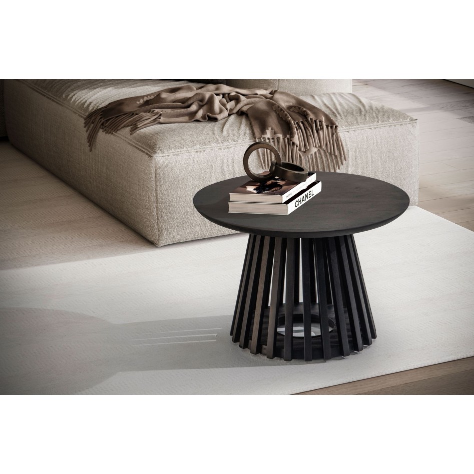 Mesa de Centro Moderna Redonda 60x60x41 cm