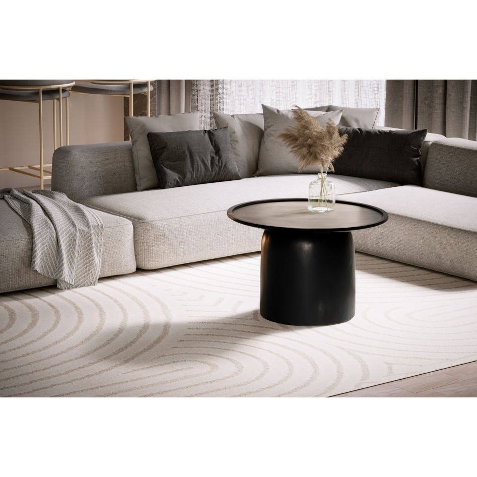 Mesa de Centro Moderna Redonda 60x60x40 cm