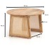 Mesa de Centro Moderna Redonda 65x65x40 cm