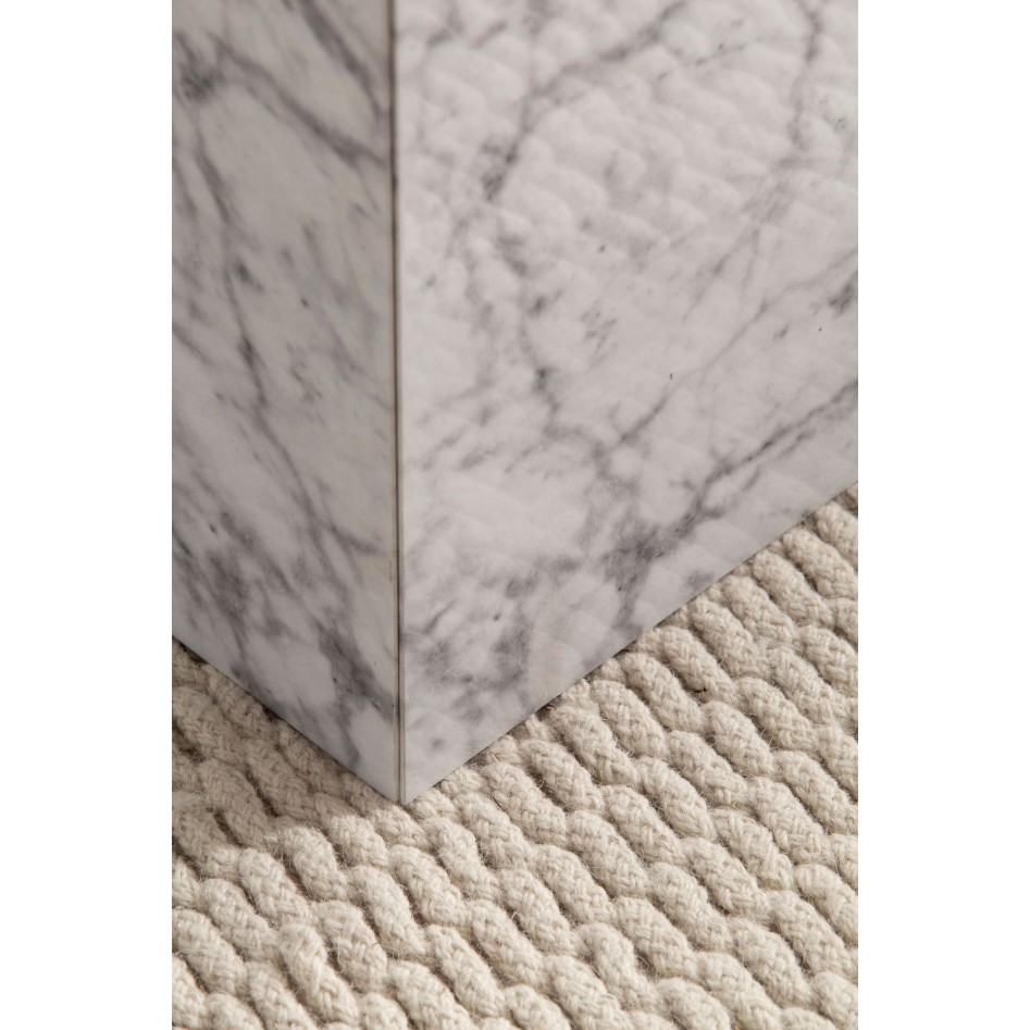 Juego de Mesas Auxiliares de 2 Piezas color Blanca Brillo