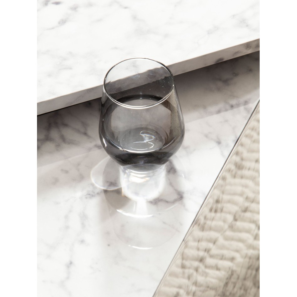 Juego de Mesas Auxiliares de 2 Piezas color Blanca Brillo