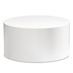 Mesa de Centro 60x60x30 cm Blanco Brillo