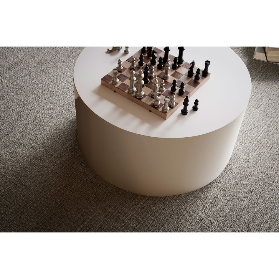 Mesa de Centro 60x60x30 cm Blanco Brillo