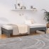 Sofá cama extraíble madera maciza de pino gris 2x(90x200)