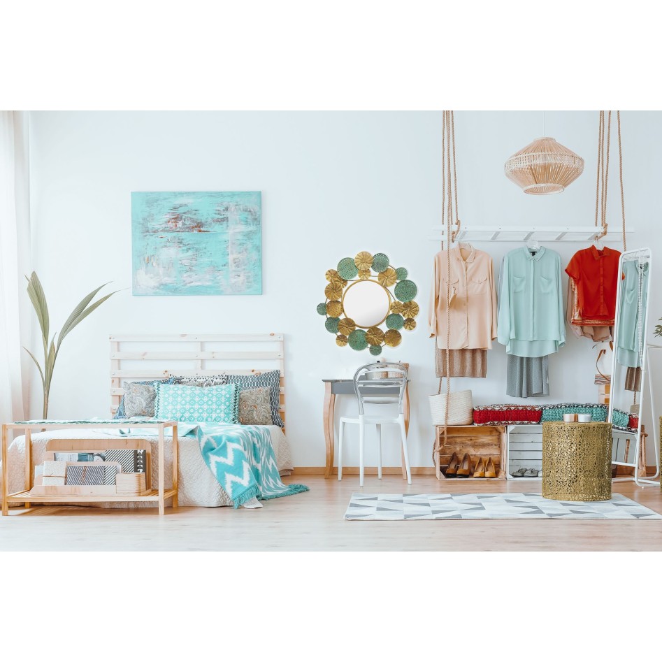 Espejo de pared moderno 80x77 cm