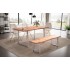 Mesa de comedor 120x60x76 cm 