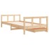Estructura de cama para niños con cajones madera pino 90x200