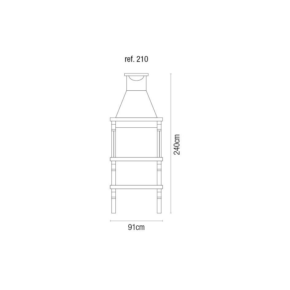 Oferta -Barbacoa con chimenea Petra Articimentos, estilo Collippo
