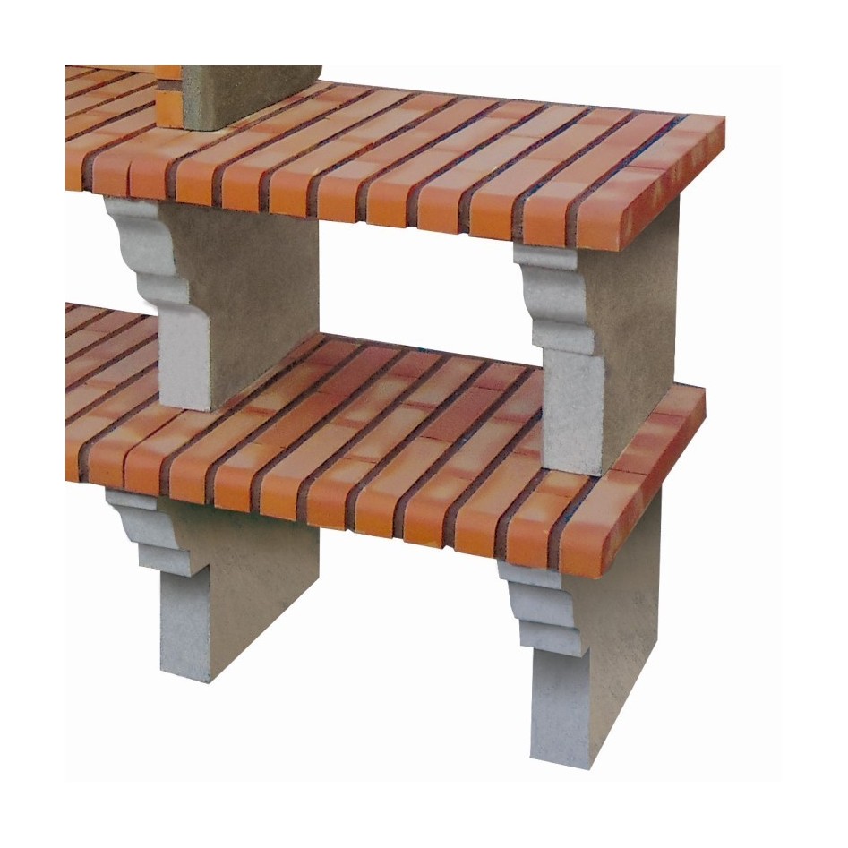 Oferta -Barbacoa con 2 estantes Petra Articimentos, estilo Collippo