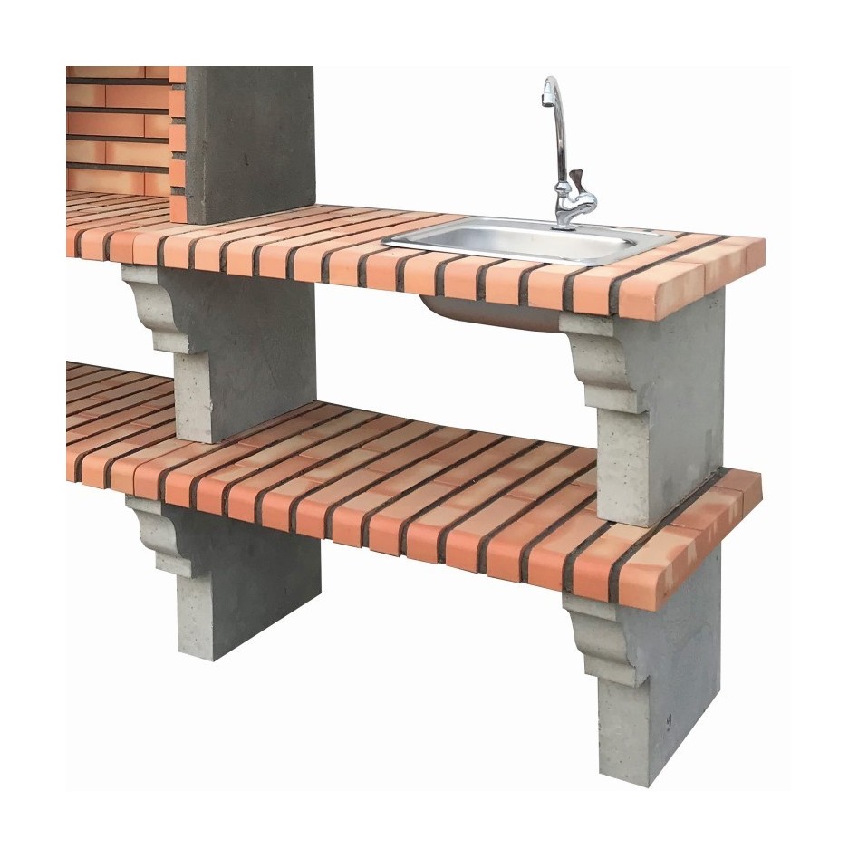 Oferta -Barbacoa con fregadero Petra Articimentos, estilo Collippo