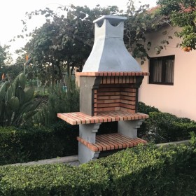 Barbacoa Petra con 1 estante Articimentos