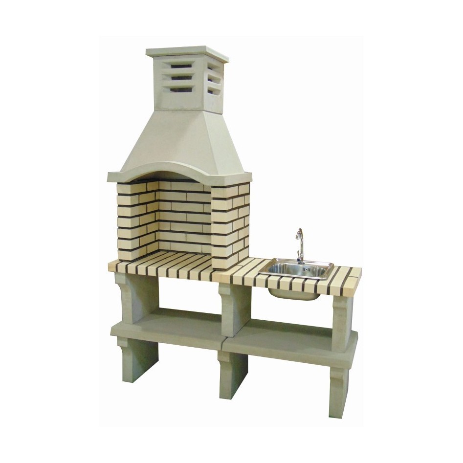 OFERTA - Barbacoa con fregadero Native Articimentos., estilo Collippo