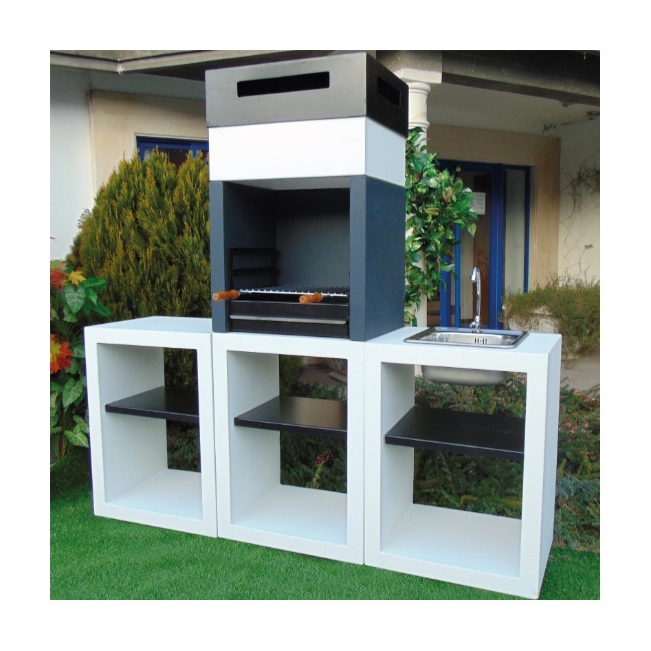 OFERTA - Barbacoa modular Mini Articimentos, estilo Collippo