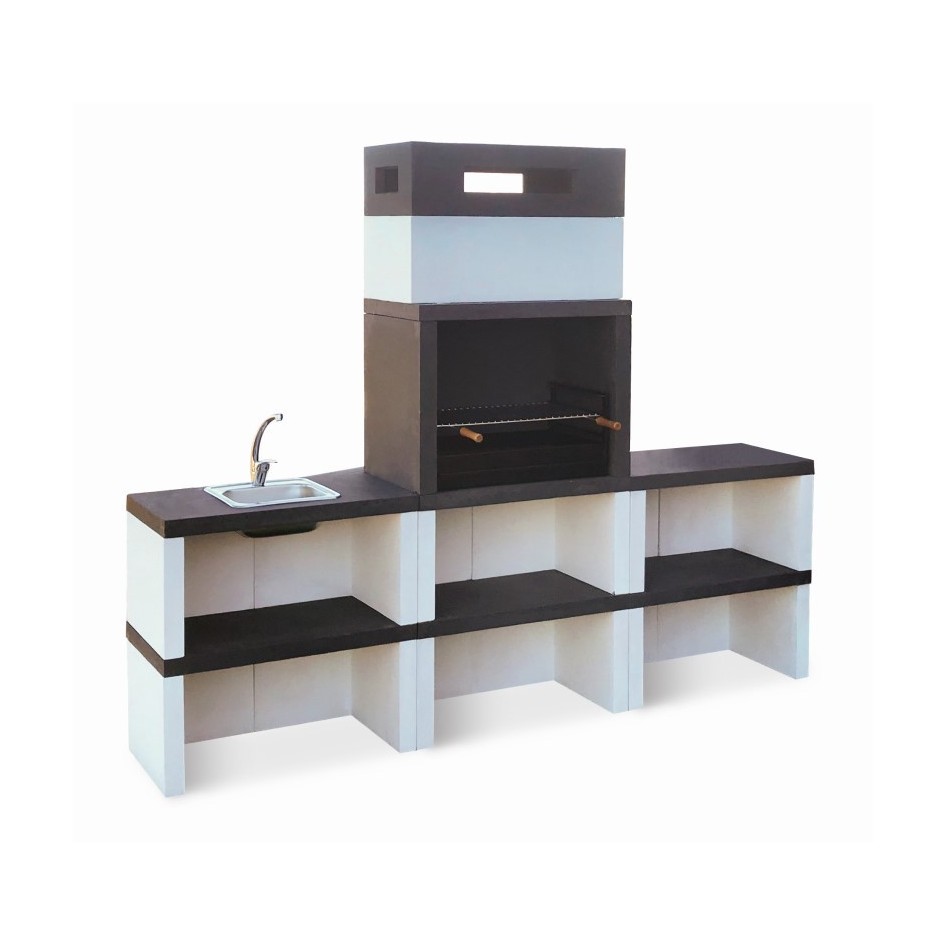 OFERTA - Módulo para barbacoa Wide Articimentos, estilo Collippo