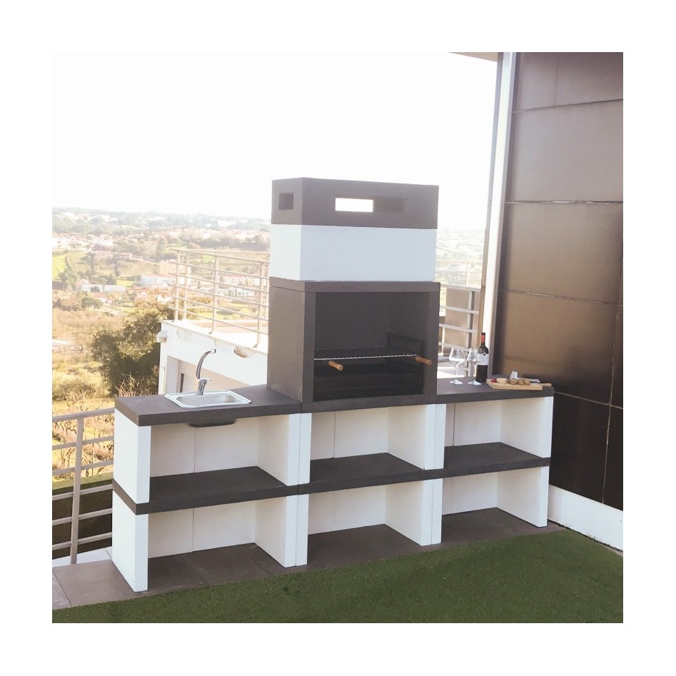 OFERTA - Módulo para barbacoa Wide Articimentos, estilo Collippo