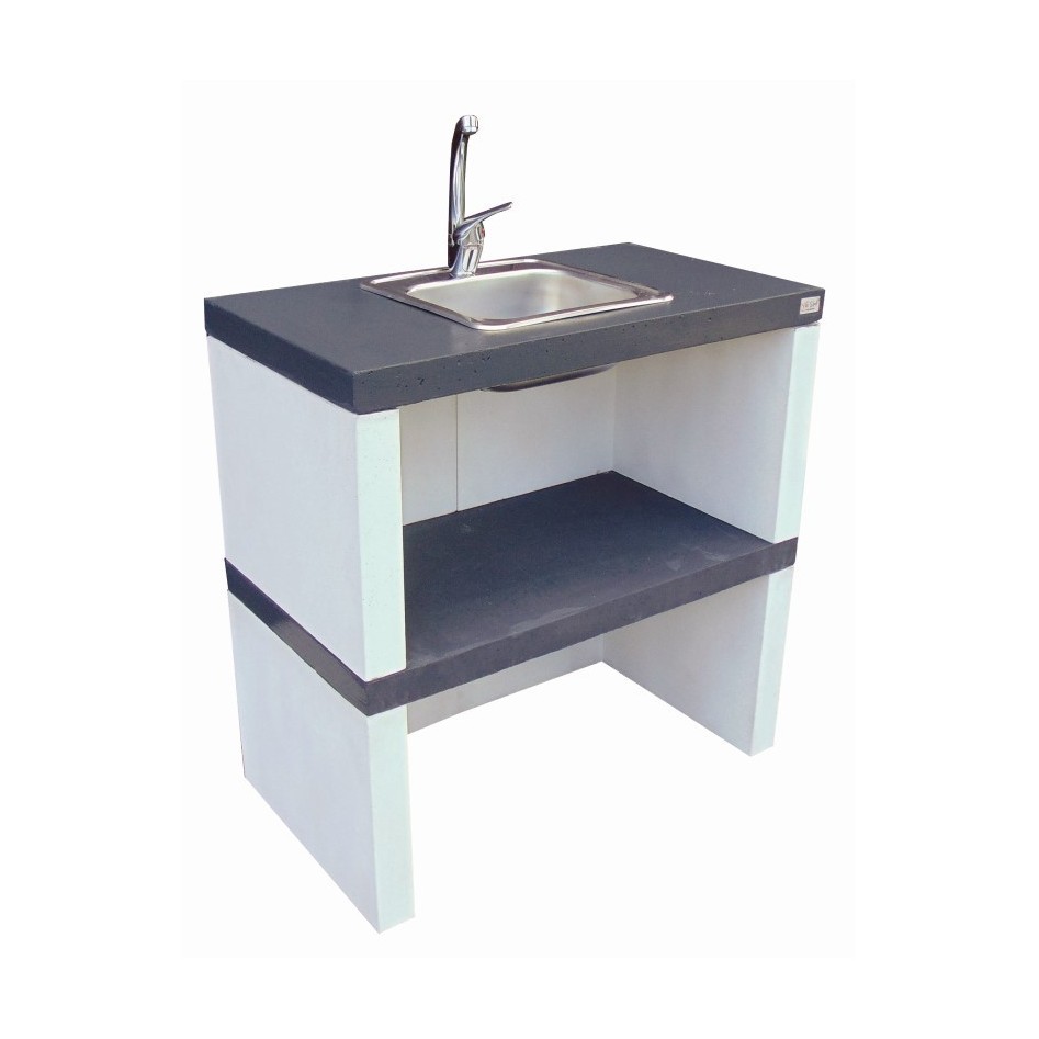 OFERTA - Módulo con fregadero para barbacoa Wide Arti, estilo Collippo