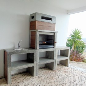 Barbacoa modular PVC Articimentos