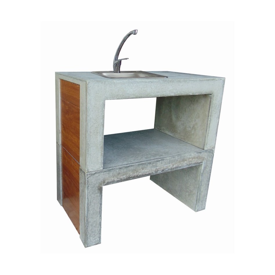 OFERTA - Módulo con fregadero Barbacoa Articimentos, estilo Collippo