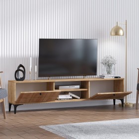 Mueble de tv Kailua Y127, Roble, 180x55x31cm