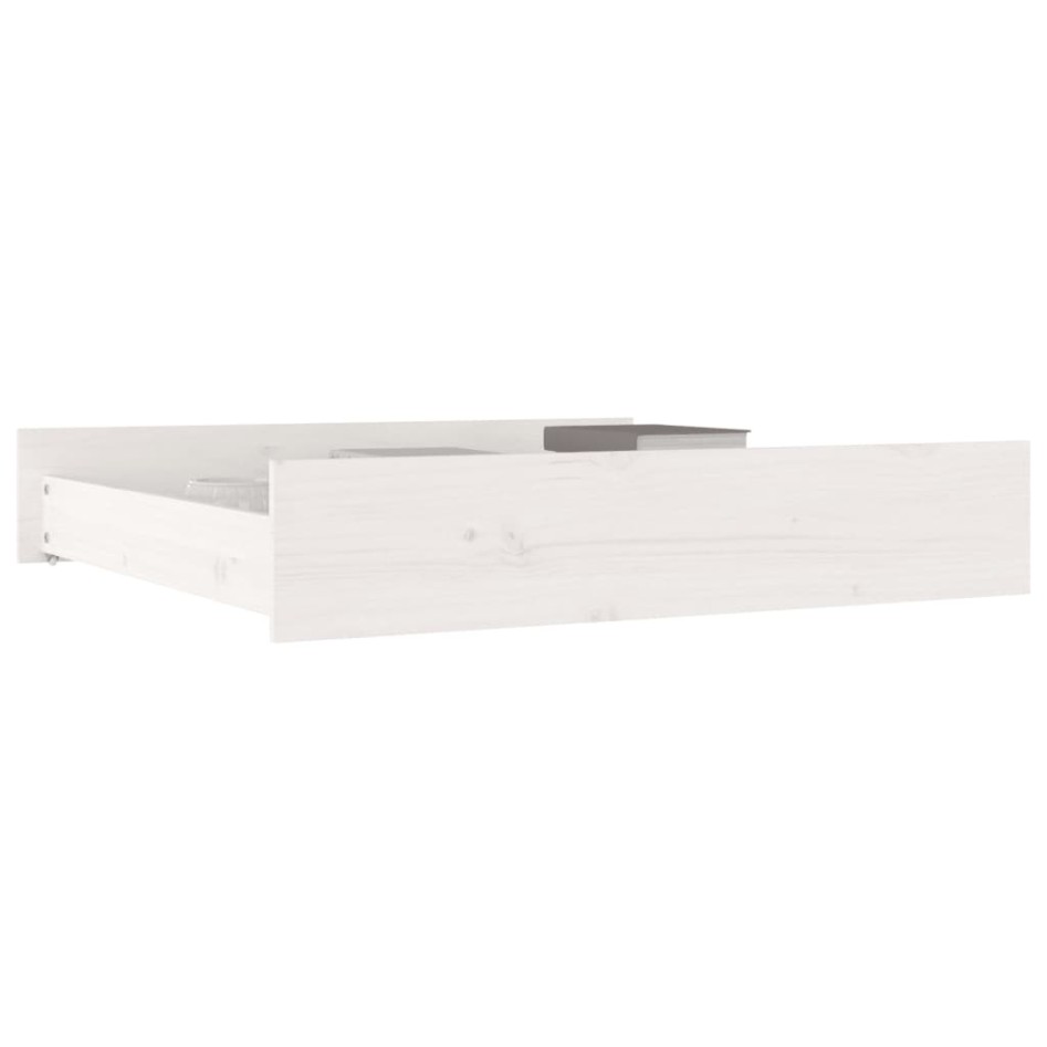 Cajones de cama 2 unidades madera maciza de pino
