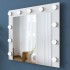 Tocador blanco con espejo LED