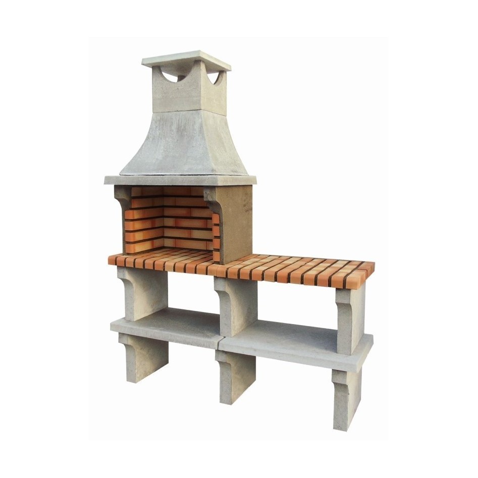 Oferta -Barbacoa con 2 encimeras, modelo Articimentos, estilo Collippo