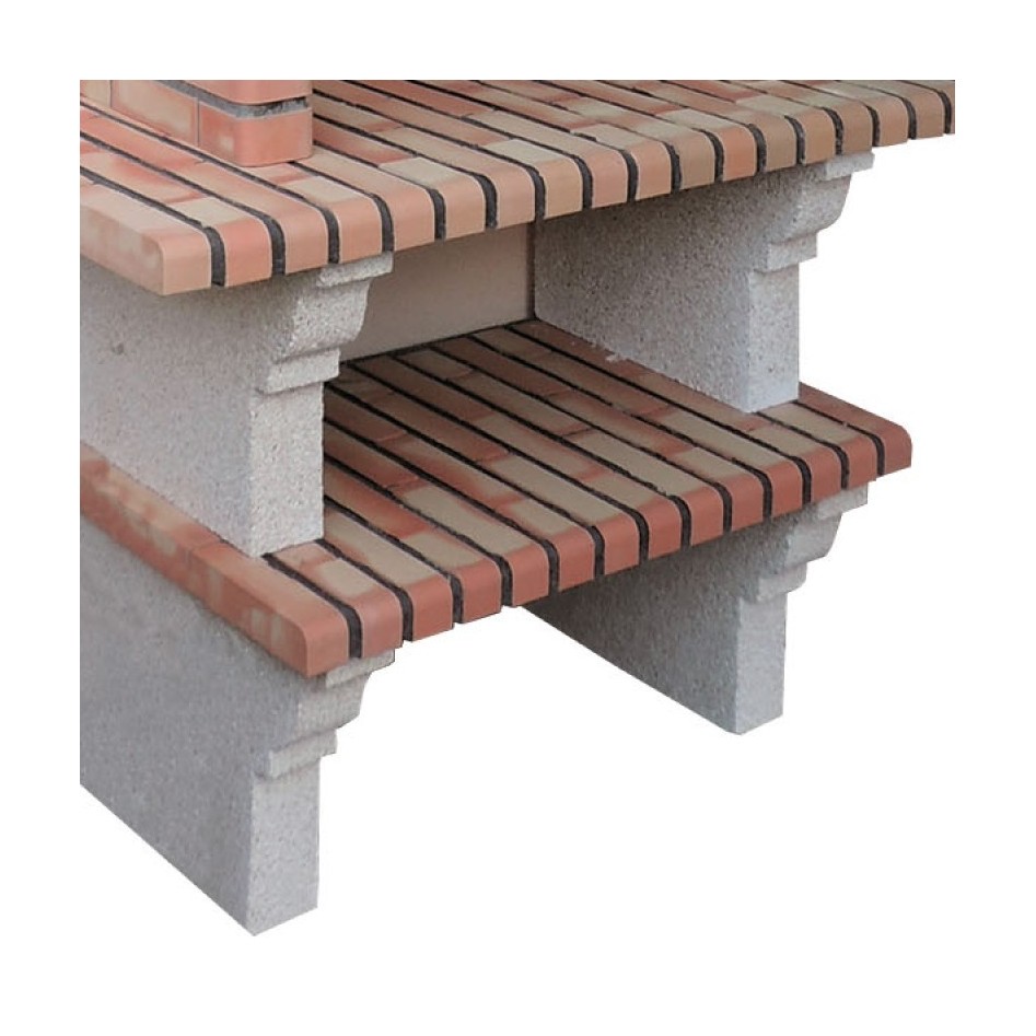 Oferta -Barbacoa con 2 encimeras, modelo Articimentos, estilo Collippo