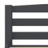 Estructura cama sin colchón madera pino gris oscuro 200x200