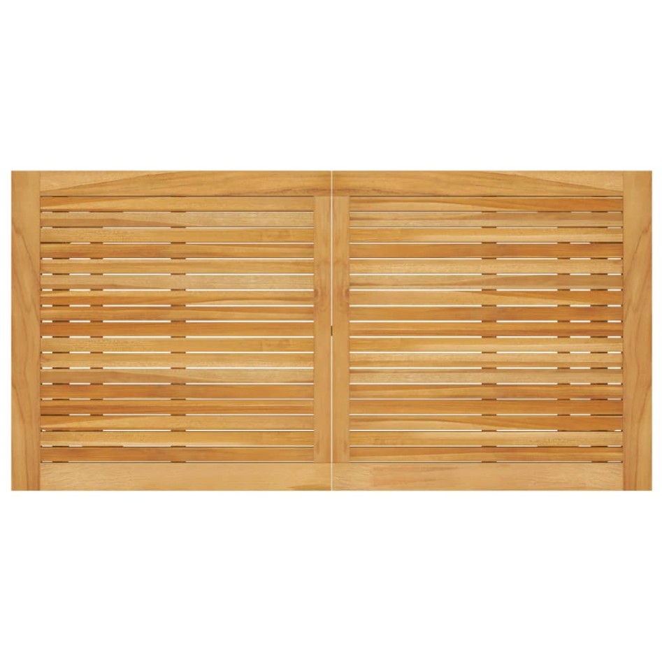 Mesa de comedor de jardín madera maciza de acacia
