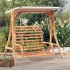 Banco columpio con toldo madera maciza abeto con acabado