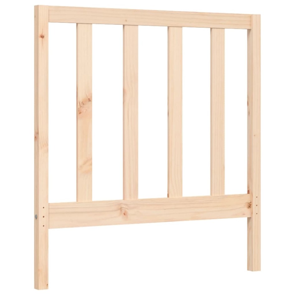 Estructura de cama sin colchón madera maciza de pino 100x200