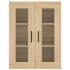 Armarios de pared 2 uds madera de ingeniería roble