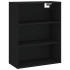 Aparador alto madera contrachapada negro 69,5x34x180