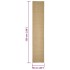 Alfombra de sisal para rascador 66x350