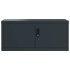 Armario archivador de acero gris antracita 90x40x145
