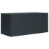 Armario archivador de acero gris antracita 90x40x145