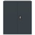 Armario archivador de acero gris antracita 90x40x145