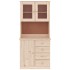 Aparador alto ALTA madera maciza de pino 77x35x165