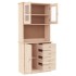 Aparador alto ALTA madera maciza de pino 77x35x165