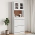Aparador alto ALTA madera maciza de pino blanco 77x35x188