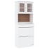 Aparador alto ALTA madera maciza de pino blanco 77x35x188