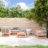 Juego de muebles de jardín 8 pzas madera maciza abeto