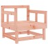 Juego de muebles de jardín 8 pzas madera maciza abeto