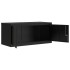 Armario archivador de acero negro 90x40x145