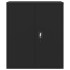 Armario archivador de acero negro 90x40x145