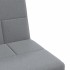 Sofá cama en forma de L tela gris claro 255x140x70
