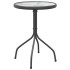 Juego de comedor para jardín 3 piezas acero
