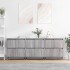 Aparadores 3 uds madera contrachapada gris