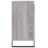 Aparadores 3 uds madera contrachapada gris