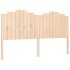Estructura de cama con cabecero madera maciza 180x200